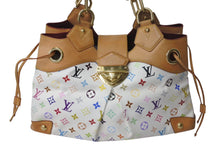 Load image into Gallery viewer, LOUISVUITTON ルイヴィトン モノグラム マルチカラー ウルスラ ブロン ハンドバッグ PVC ヌメ革 M40123 マルチカラー 美品 中古 4c074360