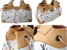 Load image into Gallery viewer, LOUISVUITTON ルイヴィトン モノグラム マルチカラー ウルスラ ブロン ハンドバッグ PVC ヌメ革 M40123 マルチカラー 美品 中古 4c074360