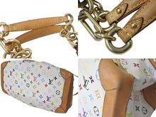 Load image into Gallery viewer, LOUISVUITTON ルイヴィトン モノグラム マルチカラー ウルスラ ブロン ハンドバッグ PVC ヌメ革 M40123 マルチカラー 美品 中古 4c074360