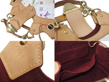 Load image into Gallery viewer, LOUISVUITTON ルイヴィトン モノグラム マルチカラー ウルスラ ブロン ハンドバッグ PVC ヌメ革 M40123 マルチカラー 美品 中古 4c074360