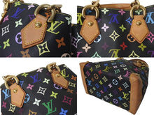 Load image into Gallery viewer, 極美品 LOUISVUITTON ルイヴィトン オードラ ハンドバッグ M40048 ブラック マルチカラー ゴールド金具 中古 4c074419