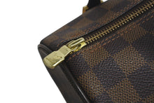 Load image into Gallery viewer, LOUIS VUITTON ルイヴィトン パピヨンPM 26 ハンドバック ダミエ N51304 筒型 ドラム型 エベヌ ブラウン 美品 中古 4c075697
