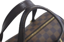 Load image into Gallery viewer, LOUIS VUITTON ルイヴィトン パピヨンPM 26 ハンドバック ダミエ N51304 筒型 ドラム型 エベヌ ブラウン 美品 中古 4c075697