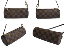 Load image into Gallery viewer, LOUIS VUITTON ルイヴィトン ハンドバッグ パピヨン30 ダミエキャンバス N51303 ブラウン ゴールド金具 美品 中古 4c075705