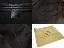 画像をギャラリービューアに読み込む, FENDI フェンディ ズッカ柄 ショルダーバッグ キャンバス レザー ブラウン シルバー金具 美品 中古 4c076004