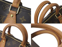 Load image into Gallery viewer, LOUIS VUITTON ルイヴィトン スピーディ25 ハンドバッグ M41528 モノグラム PVC レザー ゴールド金具 ブラウン 美品 中古 4c076290