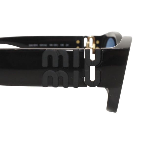 Very good condition MIUMIU Sunglasses Eyewear SMUB04 16K-30U Size 53□22 135 Black Blue Used 4a000013