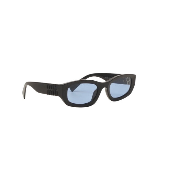 Very good condition MIUMIU Sunglasses Eyewear SMUB04 16K-30U Size 53□22 135 Black Blue Used 4a000013
