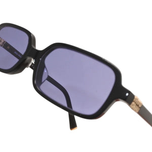 新品未使用品 Miu Miu ミュウミュウ Eyewear サングラス ブラック パープルティントレンズ 16K010 中古 4a000009