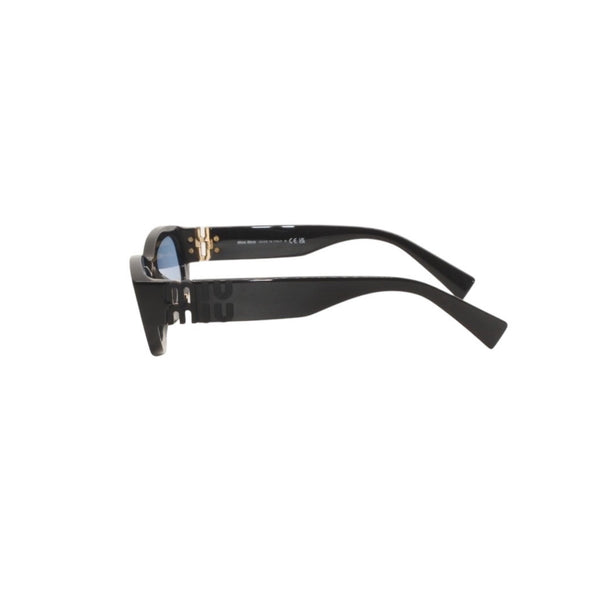 Very good condition MIUMIU Sunglasses Eyewear SMUB04 16K-30U Size 53□22 135 Black Blue Used 4a000013