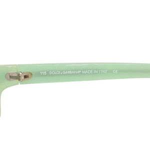 極美品 DOLCE&GABBANA ドルチェアンドガッバーナ サングラス アイウェア DG 648S 853 サイズ115 ラインストーン アセテート 中古 4b014148