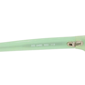 極美品 DOLCE&GABBANA ドルチェアンドガッバーナ サングラス アイウェア DG 648S 853 サイズ115 ラインストーン アセテート 中古 4b014148