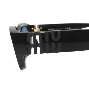 Very good condition MIUMIU Sunglasses Eyewear SMUB04 16K-30U Size 53□22 135 Black Blue Used 4a000013