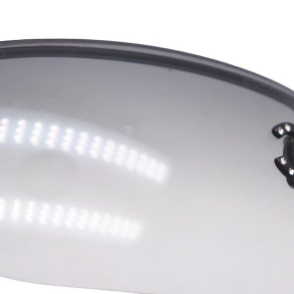 CHANEL Rimless Sunglasses Eyewear 4104 c.101/8G Coco Mark Black Good Condition Used 4a000015