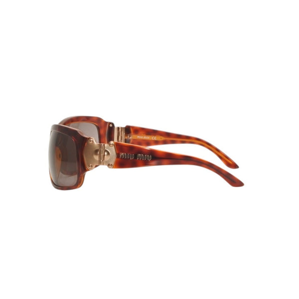 Very good condition MIUMIU Sunglasses Eyewear SMU15G 2AU-3N1 Size 65□15 115 Tortoiseshell color Brown Used 4a000008