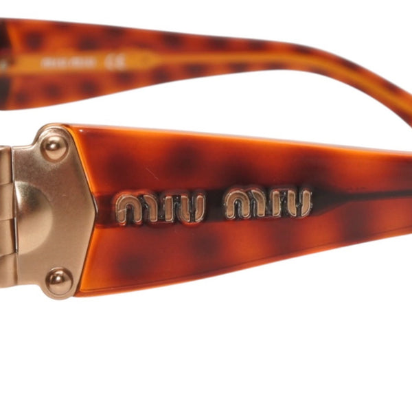 Very good condition MIUMIU Sunglasses Eyewear SMU15G 2AU-3N1 Size 65□15 115 Tortoiseshell color Brown Used 4a000008