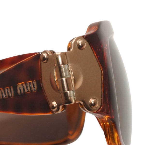 Very good condition MIUMIU Sunglasses Eyewear SMU15G 2AU-3N1 Size 65□15 115 Tortoiseshell color Brown Used 4a000008