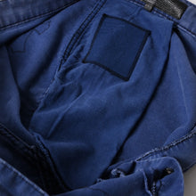 画像をギャラリービューアに読み込む, CHROME HEARTS クロムハーツ パリ限定 クロスパッチフレンチワーク パンツ ネイビー サイズ38 美品 中古 4a000022