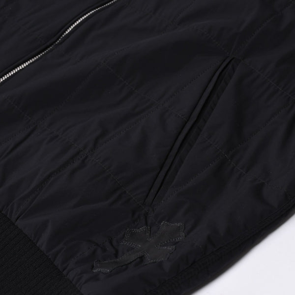 新品同様 CHROME HEARTS クロムハーツ ジップアップフーディー パーカー サイズXL セメタリークロスパッチ 9パッチ シルバー925 中古 4a000548
