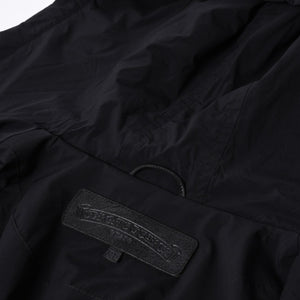 新品同様 CHROME HEARTS クロムハーツ ジップアップフーディー パーカー サイズXL セメタリークロスパッチ 9パッチ シルバー925 中古 4a000548