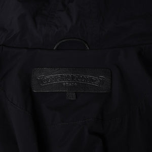 新品同様 CHROME HEARTS クロムハーツ ジップアップフーディー パーカー サイズXL セメタリークロスパッチ 9パッチ シルバー925 中古 4a000548
