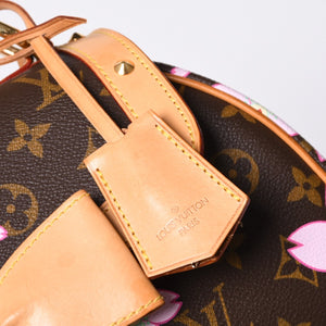 極美品 LOUIS VUITTON ルイヴィトン サック レトロ PM ハンドバッグ M92012 モノグラム チェリーブロッサム 村上隆 中古 4a000526