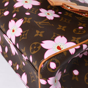 極美品 LOUIS VUITTON ルイヴィトン サック レトロ PM ハンドバッグ M92012 モノグラム チェリーブロッサム 村上隆 中古 4a000526