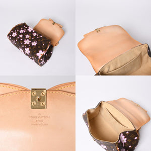 極美品 LOUIS VUITTON ルイヴィトン サック レトロ PM ハンドバッグ M92012 モノグラム チェリーブロッサム 村上隆 中古 4a000526