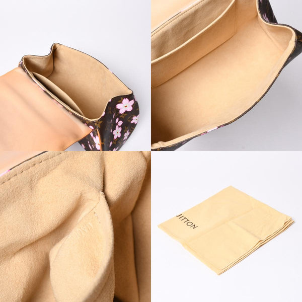 極美品 LOUIS VUITTON ルイヴィトン サック レトロ PM ハンドバッグ M92012 モノグラム チェリーブロッサム 村上隆 中古 4a000526
