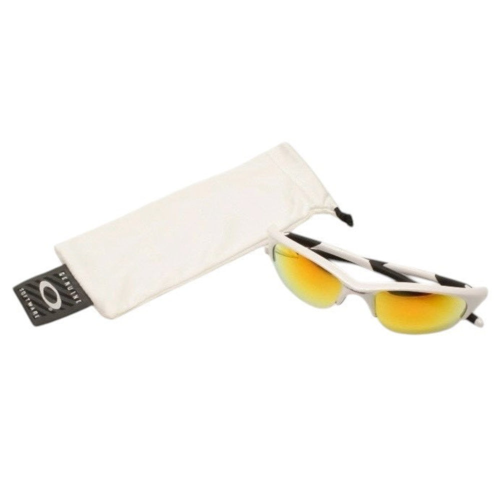 OAKLEY オークリー サングラス アイウェア ホワイト ミラーレンズ サイズ 55◻︎21 135 アメリカ製 美品 中古 4a000346