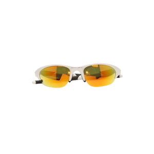 Oakley sunglasses, eyewear, white, mirrored lenses, size 55◻21 135 Made in USA Excellent condition Used 4a000346