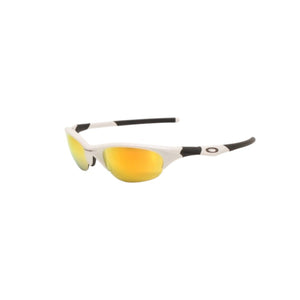 Oakley sunglasses, eyewear, white, mirrored lenses, size 55◻21 135 Made in USA Excellent condition Used 4a000346