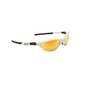 Oakley sunglasses, eyewear, white, mirrored lenses, size 55◻21 135 Made in USA Excellent condition Used 4a000346