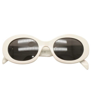 CELINE セリーヌ サングラス アイウェア CL40194U 25A サイズ52□22 145 アセテート プラスチック ホワイト 美品 中古 4a000320
