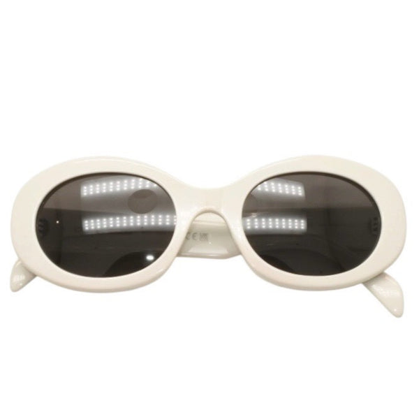 CELINE セリーヌ サングラス アイウェア CL40194U 25A サイズ52□22 145 アセテート プラスチック ホワイト 美品 中古 4a000320