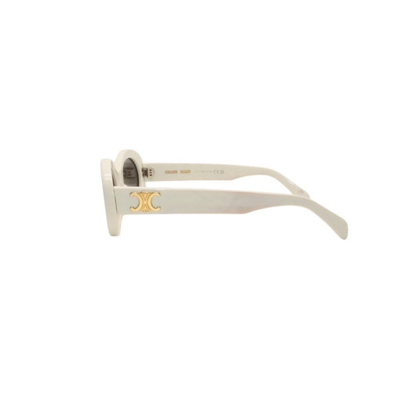 CELINE セリーヌ サングラス アイウェア CL40194U 25A サイズ52□22 145 アセテート プラスチック ホワイト 美品 中古 4a000320