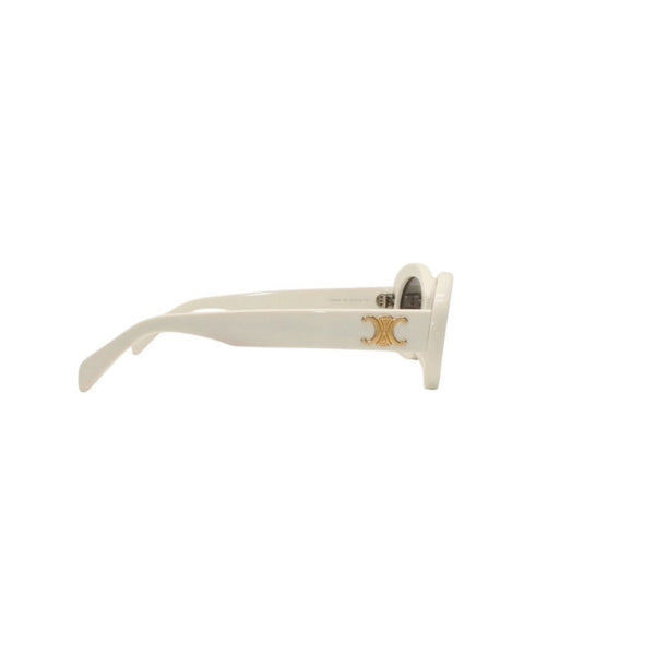 CELINE セリーヌ サングラス アイウェア CL40194U 25A サイズ52□22 145 アセテート プラスチック ホワイト 美品 中古 4a000320