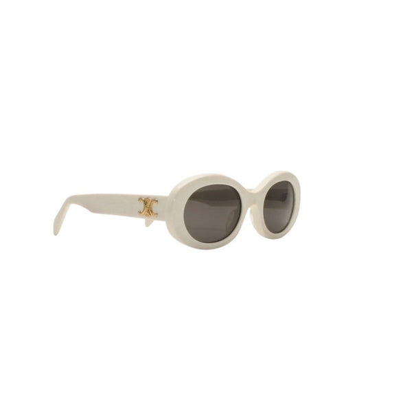 CELINE セリーヌ サングラス アイウェア CL40194U 25A サイズ52□22 145 アセテート プラスチック ホワイト 美品 中古 4a000320