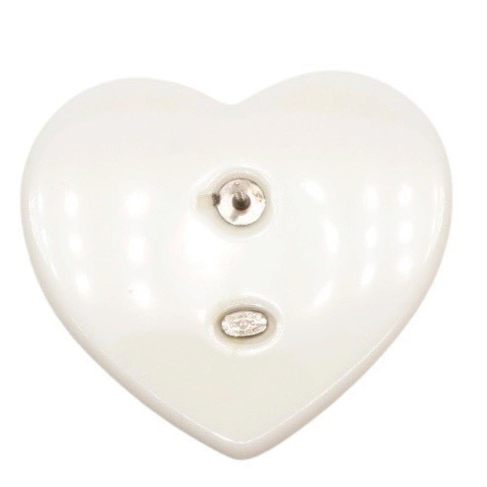 CHANEL Heart here mark pins brooch Weight approx. 7.64g 04C stamp White Green Pink Good condition Used 4a000232