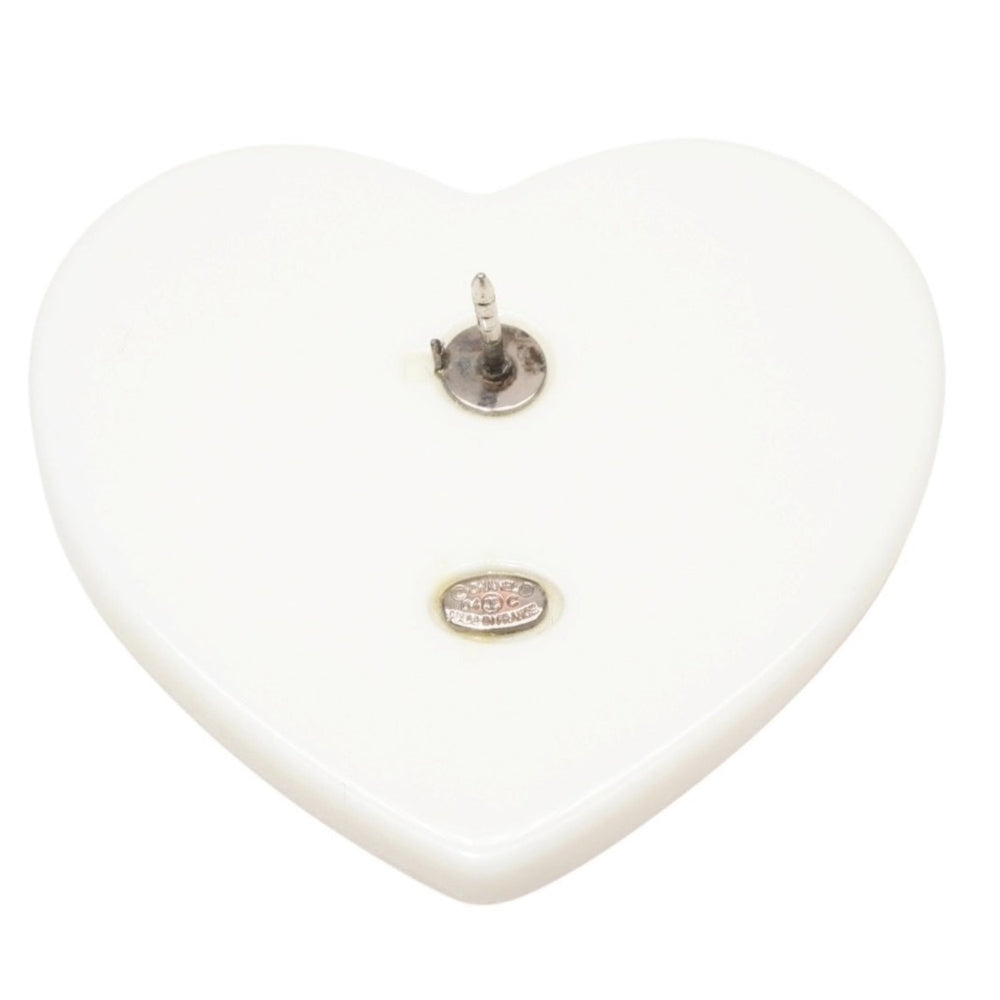 CHANEL Heart here mark pins brooch Weight approx. 7.64g 04C stamp White Green Pink Good condition Used 4a000232