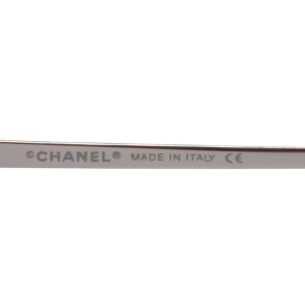 CHANEL Rimless Sunglasses Eyewear 4017-D c.159/6I Size 62□17 120 Coco Mark Rhinestone Good Condition Used 4a000306