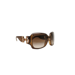GUCCI グッチ ホースビット サングラス アイウェア GG2969/S HXICC サイズ57□16 115 ブラウン バンブー 美品 中古 4a000299