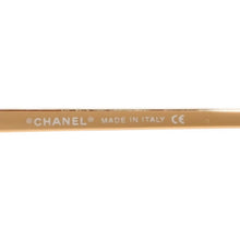 画像をギャラリービューアに読み込む, CHANEL シャネル リムレス サングラス アイウェア 4017-D c.125/56 サイズ62□17 120 ココマーク ラインストーン オレンジ 美品 中古 4a000298