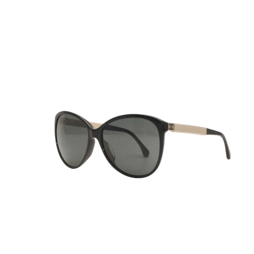CHANEL シャネル サングラス アイウェア 5225-Q-A c.501/3F サイズ58□15 135 ココマーク マトラッセテンプル ブラック 美品 中古 4a000035