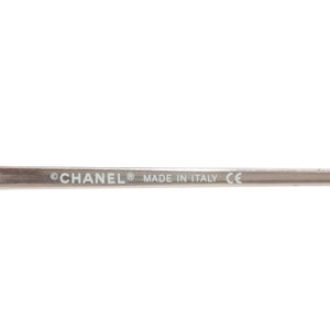 CHANEL シャネル リムレス サングラス アイウェア 4017-D c.159/6I サイズ62□17 120 ココマーク ラインストーン 美品 中古 4a000355