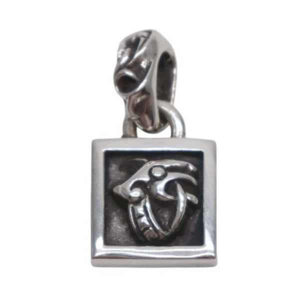 CHROME HEARTS クロムハーツ フレームドハート ネックレス 重量5.2g 1998刻印 シルバー925 ケルティック 中古 4a000342