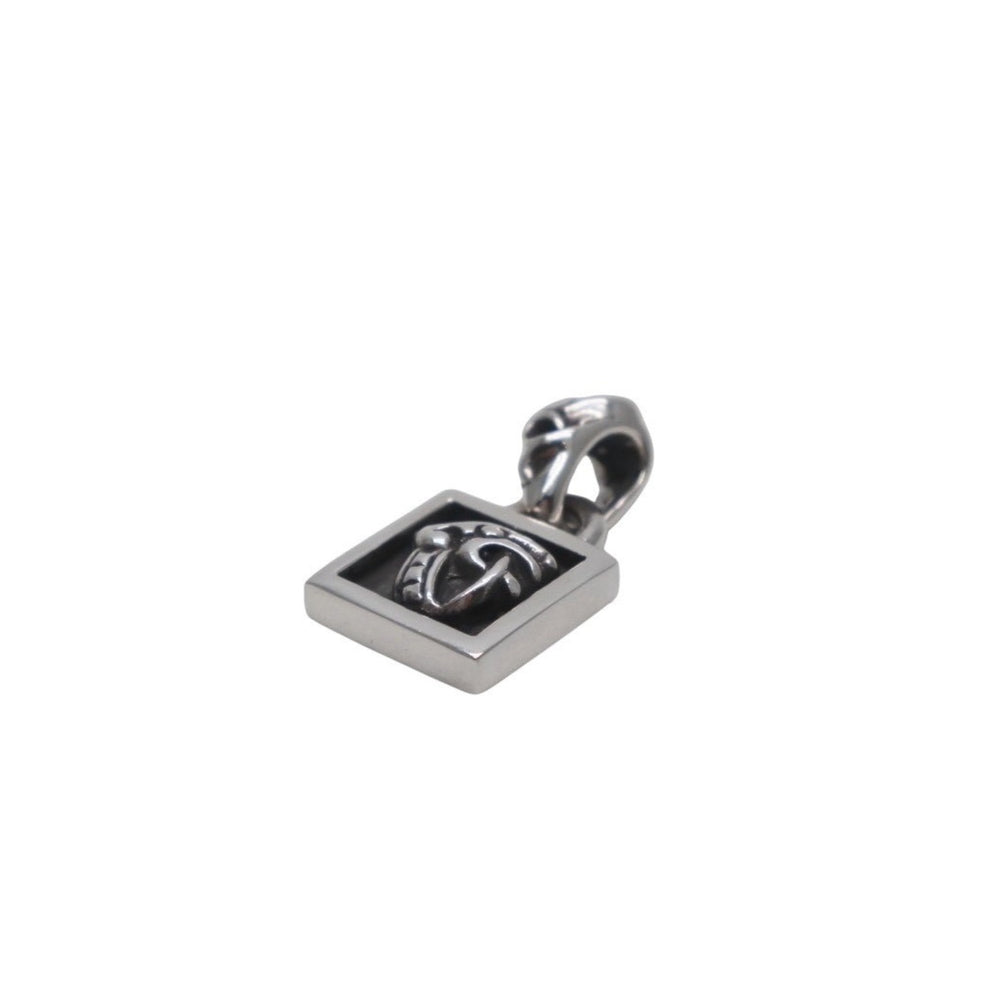 CHROME HEARTS クロムハーツ フレームドハート ネックレス 重量5.2g 1998刻印 シルバー925 ケルティック 中古 4a000342