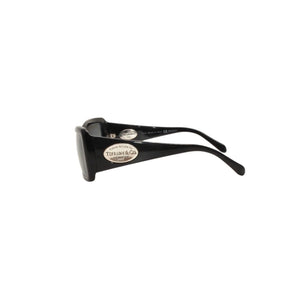 極美品 TIFFANY&Co. ティファニー サングラス アイウェア TF4006-G 8001/4B サイズ57□14 130 シルバー925 ブラック 中古 4a000330