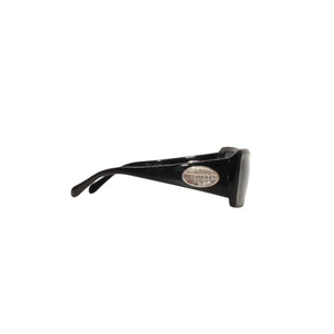 極美品 TIFFANY&Co. ティファニー サングラス アイウェア TF4006-G 8001/4B サイズ57□14 130 シルバー925 ブラック 中古 4a000330