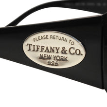 画像をギャラリービューアに読み込む, 極美品 TIFFANY&amp;Co. ティファニー サングラス アイウェア TF4006-G 8001/4B サイズ57□14 130 シルバー925 ブラック 中古 4a000330